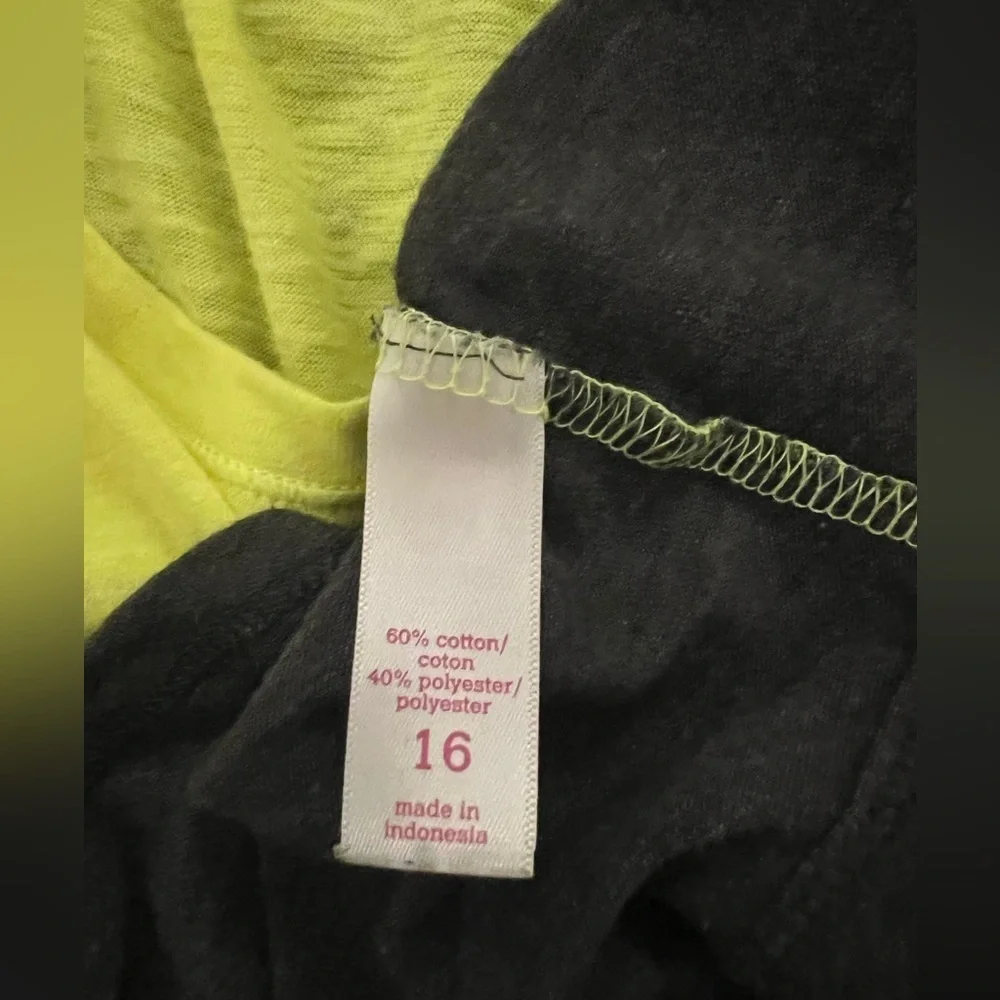 3/$15 Colorblock Girls Top - Yellow, Gray, and Black